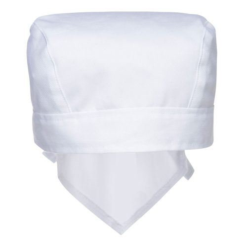 Portwest S904 Mesh Air Pro Bandana szakács sapka - Fehér