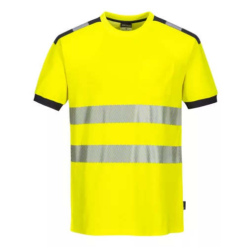 Portwest T181 Hi-Vis jól láthatósági póló - Narancs/Fekete