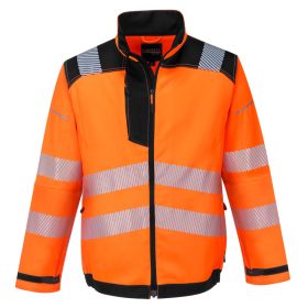   Portwest T500 Hi-Vis Texpel bevonatú jól láthatósági munkavédelmi kabát - Narancs/Fekete 