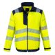 Portwest T500 Hi-Vis Texpel bevonatú jól láthatósági munkavédelmi kabát - Sárga/Navy 