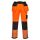Portwest T501 Hi-Vis Holster Texpel bevonatú jól láthatósági lengőzsebes munkásnadrág - Narancs/Fekete
