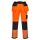 Portwest T501 Hi-Vis Holster Texpel bevonatú jól láthatósági lengőzsebes munkásnadrág - Narancs/Fekete