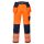 Portwest T501 Hi-Vis Holster Texpel bevonatú jól láthatósági lengőzsebes munkásnadrág - Narancs/Navy