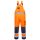 Portwest TX52 Hi-Vis Dijon Texpel bevonatú jól láthatósági munkavédelmi kantáros nadrág - Narancs/Navy