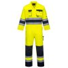 Portwest TX55 Hi-Vis Nantes Texpel bevonatú jól láthatósági munkavédelmi overál - Narancs/Navy