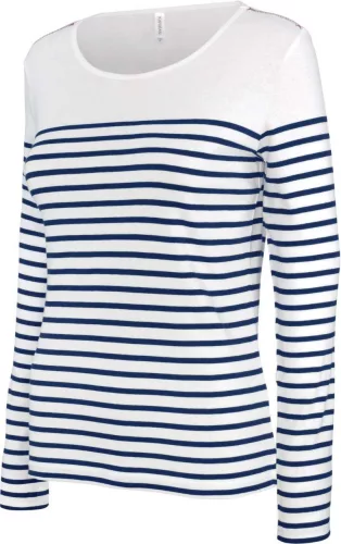 Kariban KA386 NŐI HOSSZÚ UJJÚ BRETON CSÍKOS FELSŐ M