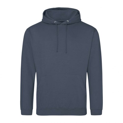 Just Hoods AWJH001 College pamut kapucnis pulóver - Airforce Blue