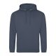 Just Hoods AWJH001 College pamut kapucnis pulóver - Airforce Blue