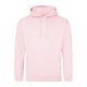 Just Hoods AWJH001 College pamut kapucnis pulóver - Baby Pink