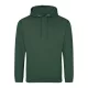 Just Hoods AWJH001 College pamut kapucnis pulóver - Bottle Green