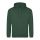 Just Hoods AWJH001 College pamut kapucnis pulóver - Bottle Green