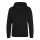 Just Hoods AWJH001 College pamut kapucnis pulóver - Black Smoke