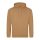 Just Hoods AWJH001 College pamut kapucnis pulóver - Caramel Latte