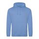 Just Hoods AWJH001 College pamut kapucnis pulóver - Cornflower Blue  