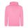 Just Hoods AWJH001 College pamut kapucnis pulóver - Candyfloss Pink  