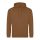 Just Hoods AWJH001 College pamut kapucnis pulóver - Caramel Toffee  