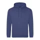 Just Hoods AWJH001 College pamut kapucnis pulóver - Denim Blue  