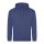 Just Hoods AWJH001 College pamut kapucnis pulóver - Denim Blue  