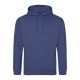 Just Hoods AWJH001 College pamut kapucnis pulóver - Denim Blue  