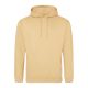 Just Hoods AWJH001 College pamut kapucnis pulóver - Desert Sand  