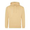 Just Hoods AWJH001 College pamut kapucnis pulóver - Desert Sand  