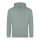 Just Hoods AWJH001 College pamut kapucnis pulóver - Dusty Green  