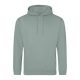 Just Hoods AWJH001 College pamut kapucnis pulóver - Dusty Green  