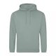 Just Hoods AWJH001 College pamut kapucnis pulóver - Dusty Green  