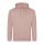 Just Hoods AWJH001 College pamut kapucnis pulóver - Dusty Pink  