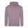 Just Hoods AWJH001 College pamut kapucnis pulóver - Dusty Purple  