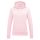 Just Hoods AWJH001F College női pamut kapucnis pulóver - Baby Pink