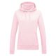 Just Hoods AWJH001F College női pamut kapucnis pulóver - Baby Pink