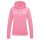 Just Hoods AWJH001F College női pamut kapucnis pulóver - Candyfloss Pink