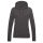 Just Hoods AWJH001F College női pamut kapucnis pulóver - Charcoal