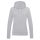 Just Hoods AWJH001F College női pamut kapucnis pulóver - Heather Grey