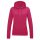 Just Hoods AWJH001F College női pamut kapucnis pulóver - Hot Pink