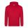 Just Hoods AWJH001 College pamut kapucnis pulóver - Fire Red  
