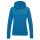 Just Hoods AWJH001F College női pamut kapucnis pulóver - Sapphire Blue