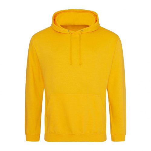 Just Hoods AWJH001 College pamut kapucnis pulóver - Gold  