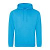 Just Hoods AWJH001 College pamut kapucnis pulóver - Hawaiian Blue  