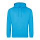 Just Hoods AWJH001 College pamut kapucnis pulóver - Hawaiian Blue  