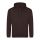 Just Hoods AWJH001 College pamut kapucnis pulóver - Hot Chocolate  