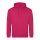Just Hoods AWJH001 College pamut kapucnis pulóver - Hot Pink  