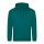 Just Hoods AWJH001 College pamut kapucnis pulóver - Jade  