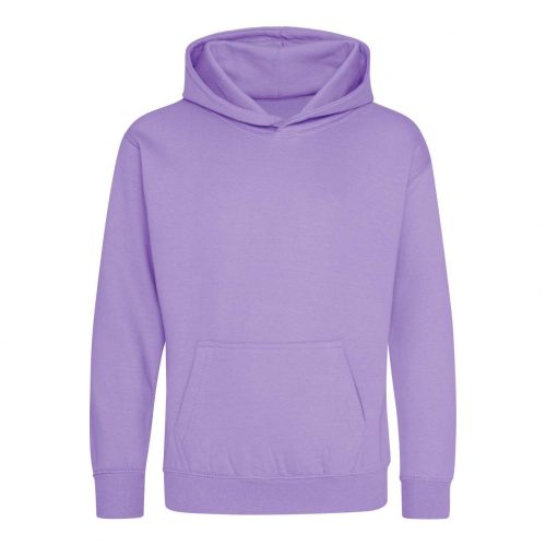 Just Hoods AWJH001J gyerek pamut kapucnis pulóver - Digital Lavender
