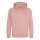 Just Hoods AWJH001J gyerek pamut kapucnis pulóver - Dusty Pink