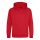 Just Hoods AWJH001J gyerek pamut kapucnis pulóver - Fire Red