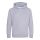 Just Hoods AWJH001J gyerek pamut kapucnis pulóver - Heather Grey