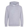 Just Hoods AWJH001J gyerek pamut kapucnis pulóver - Heather Grey