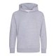 Just Hoods AWJH001J gyerek pamut kapucnis pulóver - Heather Grey